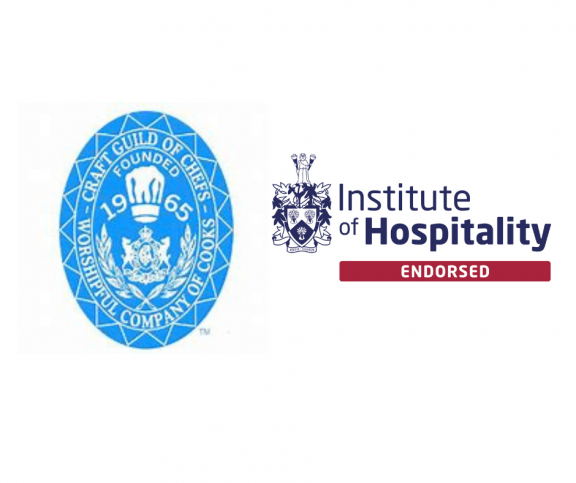 Craft Guild of Chefs and Institute of Hospitality logos