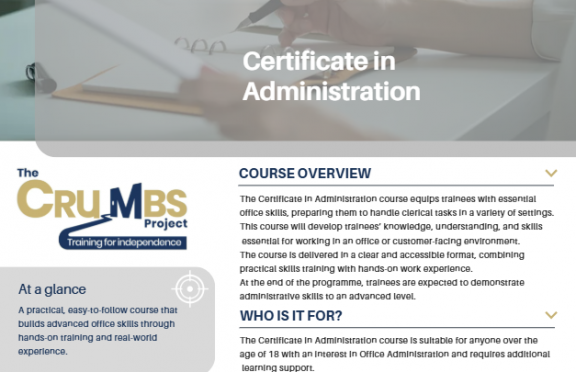 Administration Programme Overview