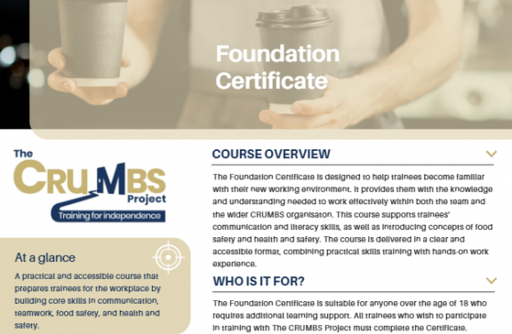 Foundation Certificate Overview