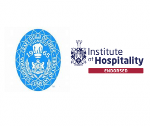 Craft Guild of Chefs and Institute of Hospitality logos